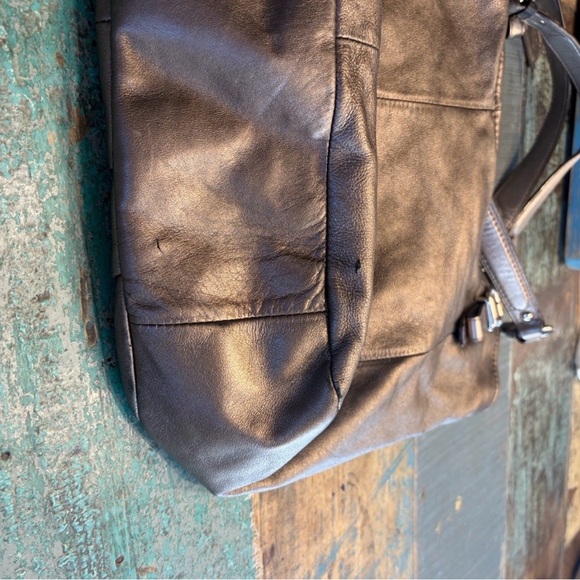 Coach Madison metallic silver leather hobo shoulder bag Tote bag - Picture 13 of 16